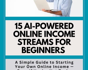 15 AI Powered Income Streams Guide for Beginners | Online Income Ideas | PDF download
