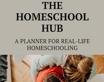 Homeschool Planner: Complete Organizer with Lesson Plans & Trackers (Digital Download)