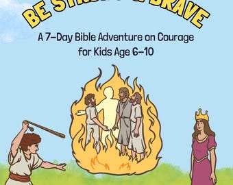 Kids Bible Study: Courage Activities & Coloring Pages (Printable Homeschool Resource)