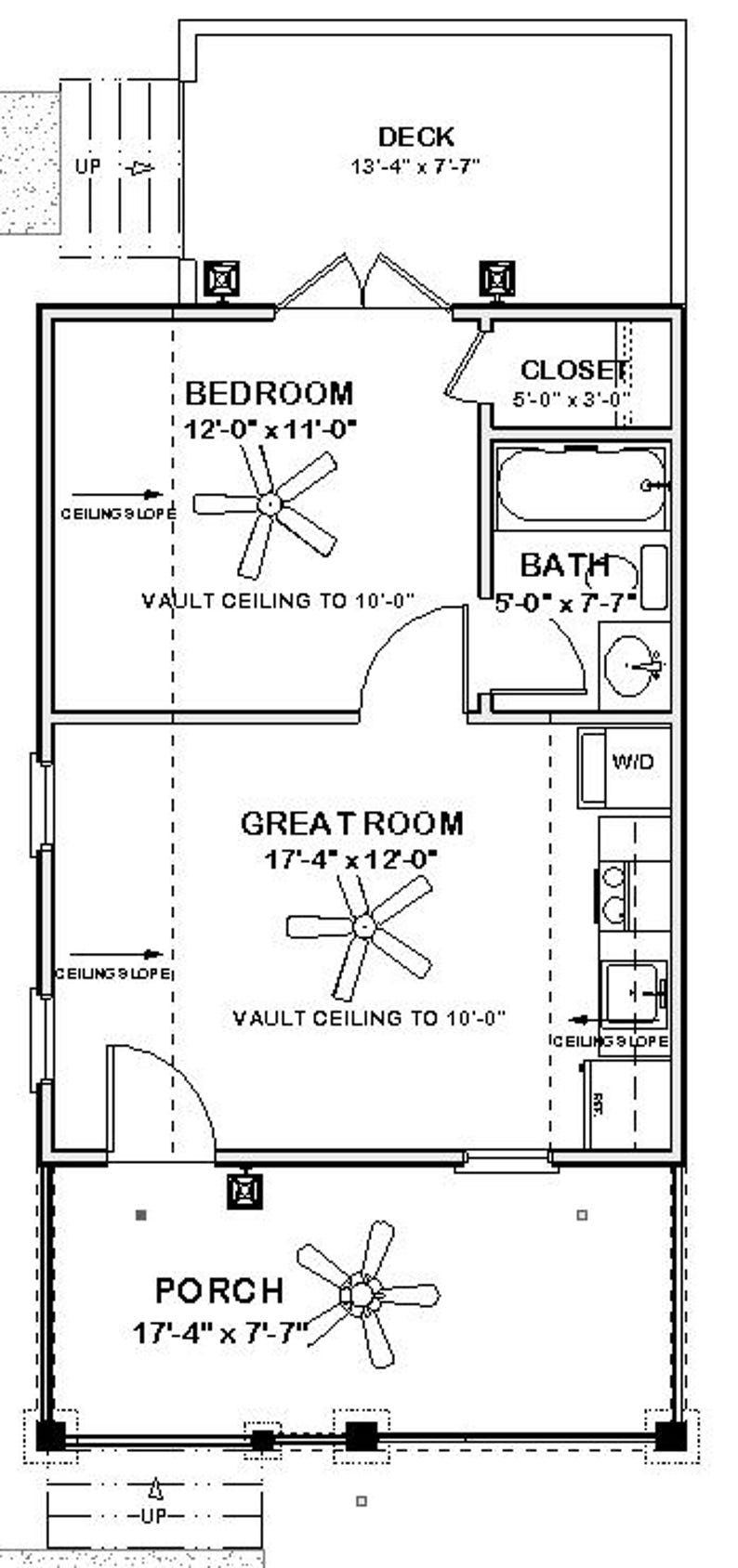 Ella Tiny House Plans PDF: 1 Bed Cottage, 432 Sq Ft (instant Download ...