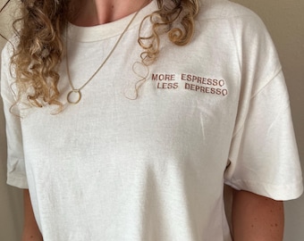 Individually embroidered T-shirts, personalized cotton shirts, unique embroidered T-shirts, personalized gift