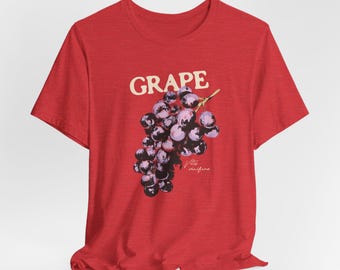 Grape T-Shirt: Vintage Botanical Graphic Tee
