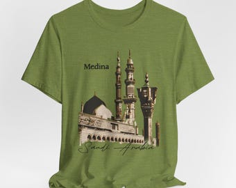 Medina Saudi Arabia Graphic Tee - Unisex Islamic Art Shirt