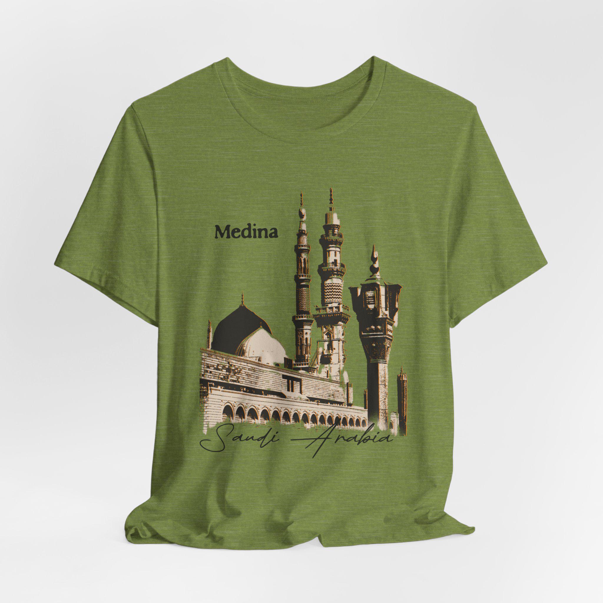 juemi Mosque shirt 美品 Masjid Al-nabawi Tee: Medina Islamic Art Graphic T-shirt - Etsy