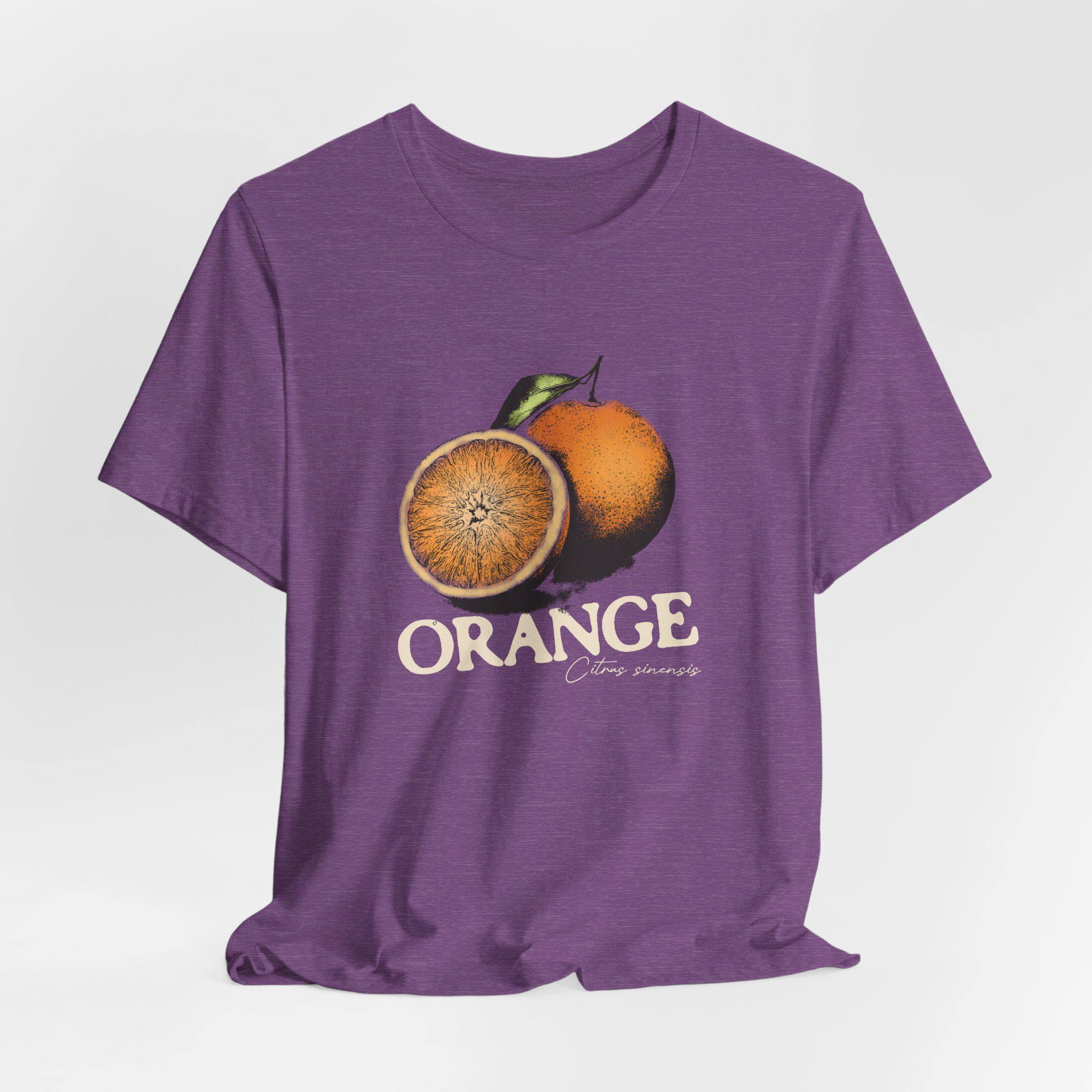 Orange Graphic Tee: Unisex Vintage Style Fruit Shirt - Etsy Canada