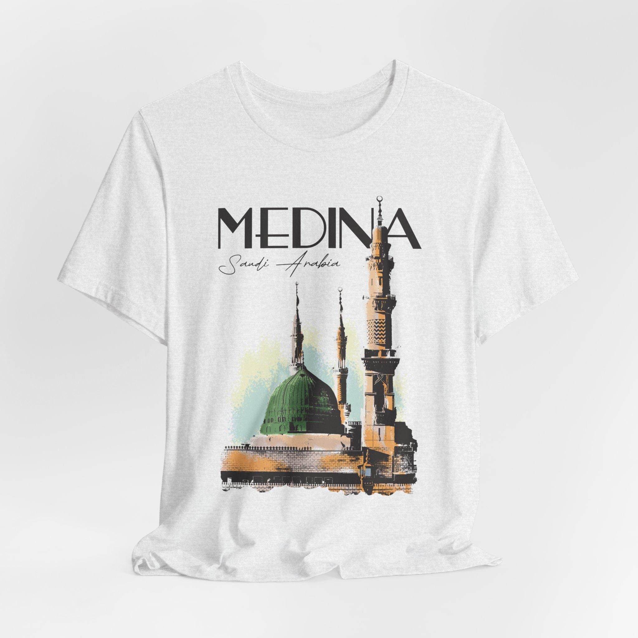 juemi Mosque shirt 美品 Masjid Al-nabawi Tee: Medina Islamic Art Graphic T-shirt - Etsy