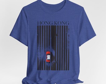 Hong Kong Taxi Shirt - Unisex Hong Kong Urban Cityscape