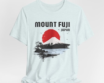 Camiseta del Monte Fuji: estilo vintage, regalo ideal para viajes de aventura por Japón.