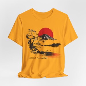 Mt Fuji Japan Top - Unisex Shirt for Nature Lovers, Japan Travel Gift, Urban Graphic Shirt, Mt Fuji Tokyo Tee, Japanese Tee