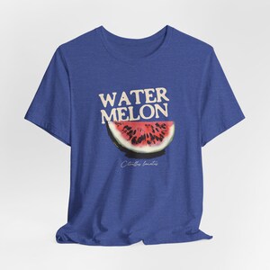 Watermelon T Shirt - Unisex Watermelon Graphic Tee for Fruit Lovers & Foodie, Vintage Style Botanical Tee, Fruit Lovers Gift