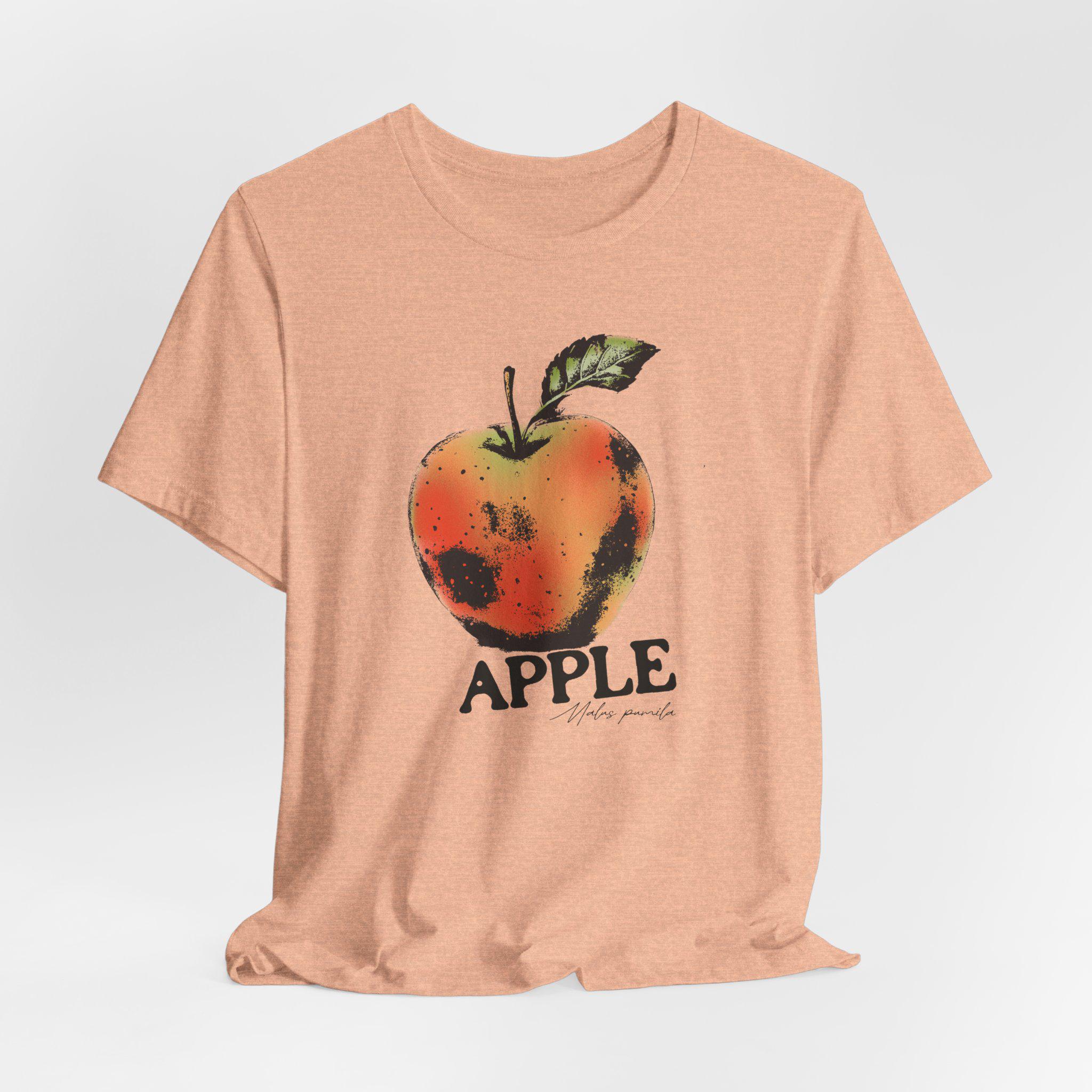 Unisex Apple Print Shirt: Vintage Botanical Graphic Tee - Etsy