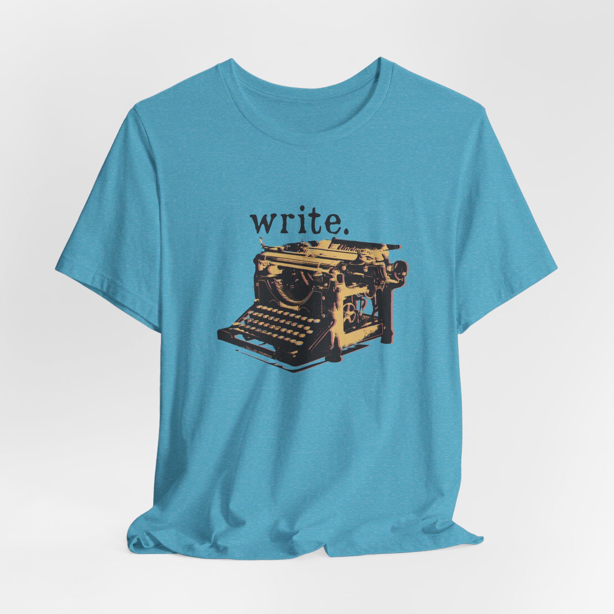 Vintage Typewriter Graphic Tee: Inspirational Writer Shirt - Etsy