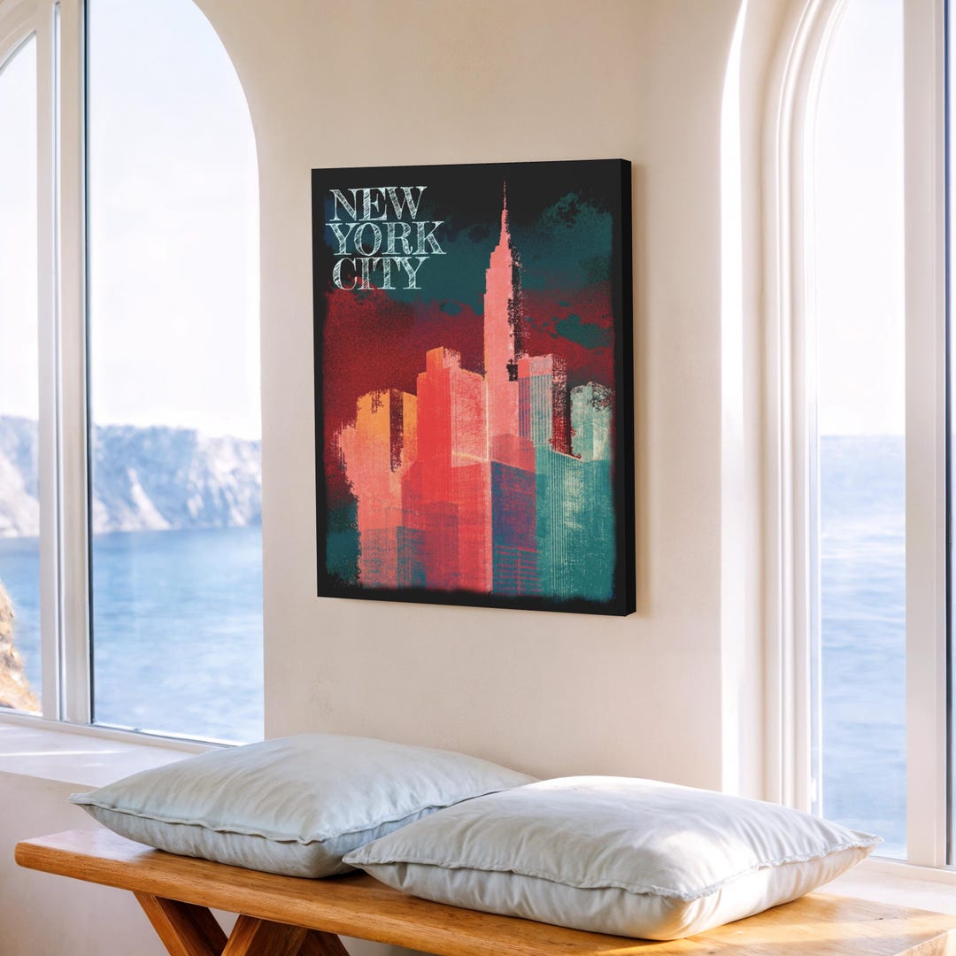 New York City Wall Decor: Matte Canvas Print (ready to Hang) - Etsy
