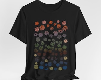 Camiseta Boho Daisy con estampado floral: Camisa vintage con estampado floral