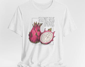 Dragon Fruit Shirt: Vintage Foodie Art Graphic Tee