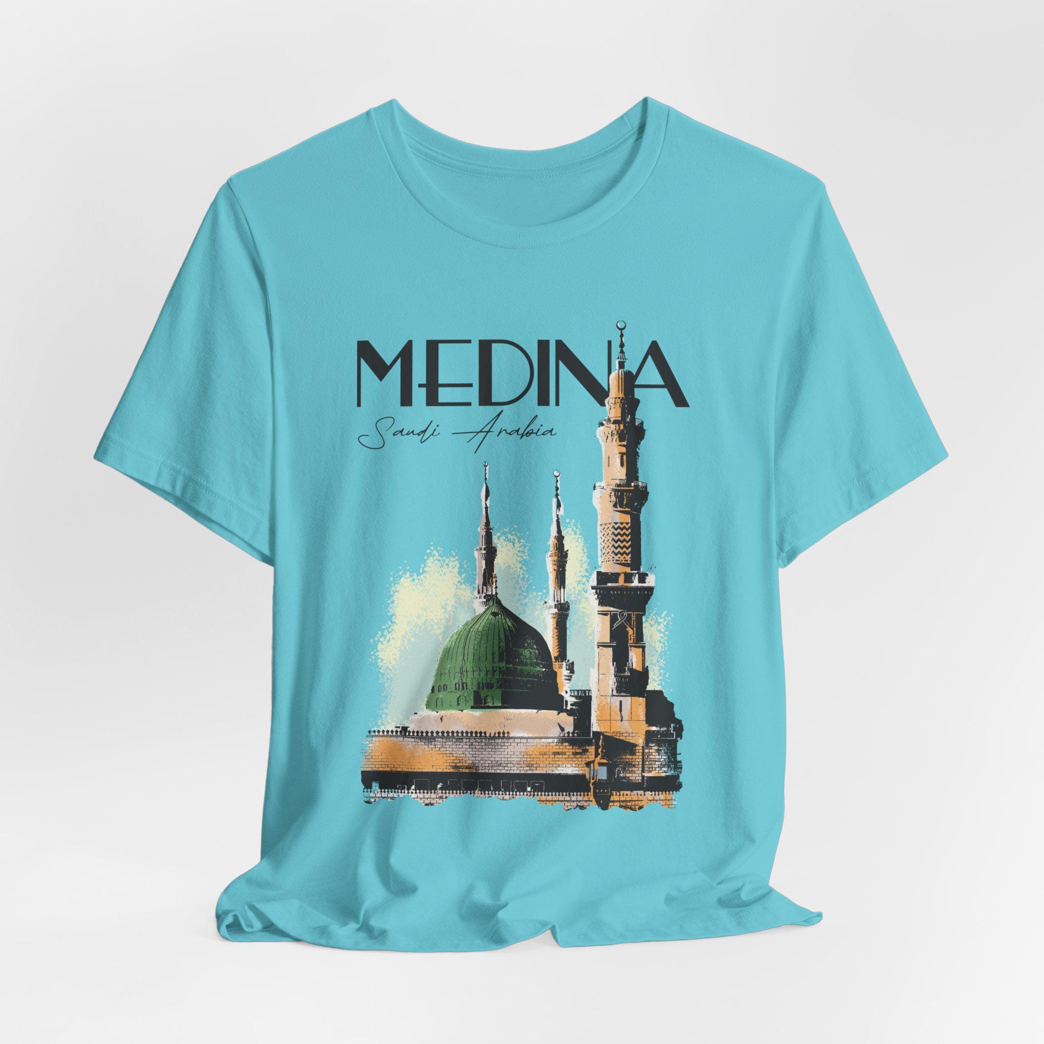 シャツ Mosque shirt Masjid Al-nabawi Tee: Medina Islamic Art Graphic T-shirt - Etsy