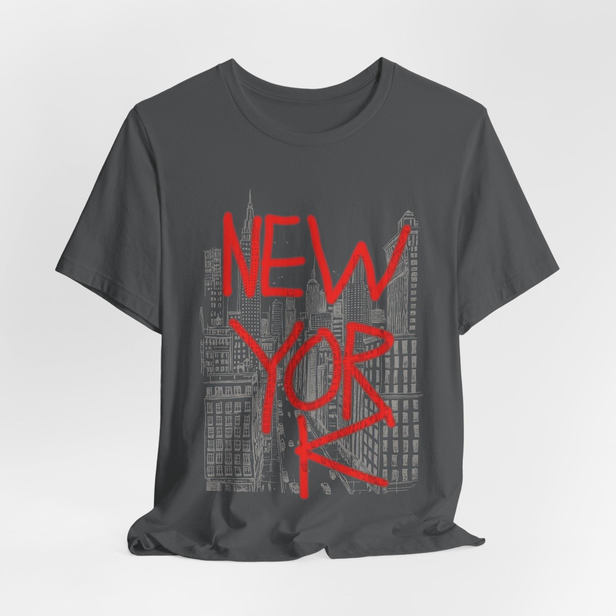 New York Graffiti Shirt - Einzigartiges NY Shirt, NYC T-Shirt, Reisegeschenk, Geschenk für sie, Vintage Style Tee, NY Street Wear, New York Stadtbild