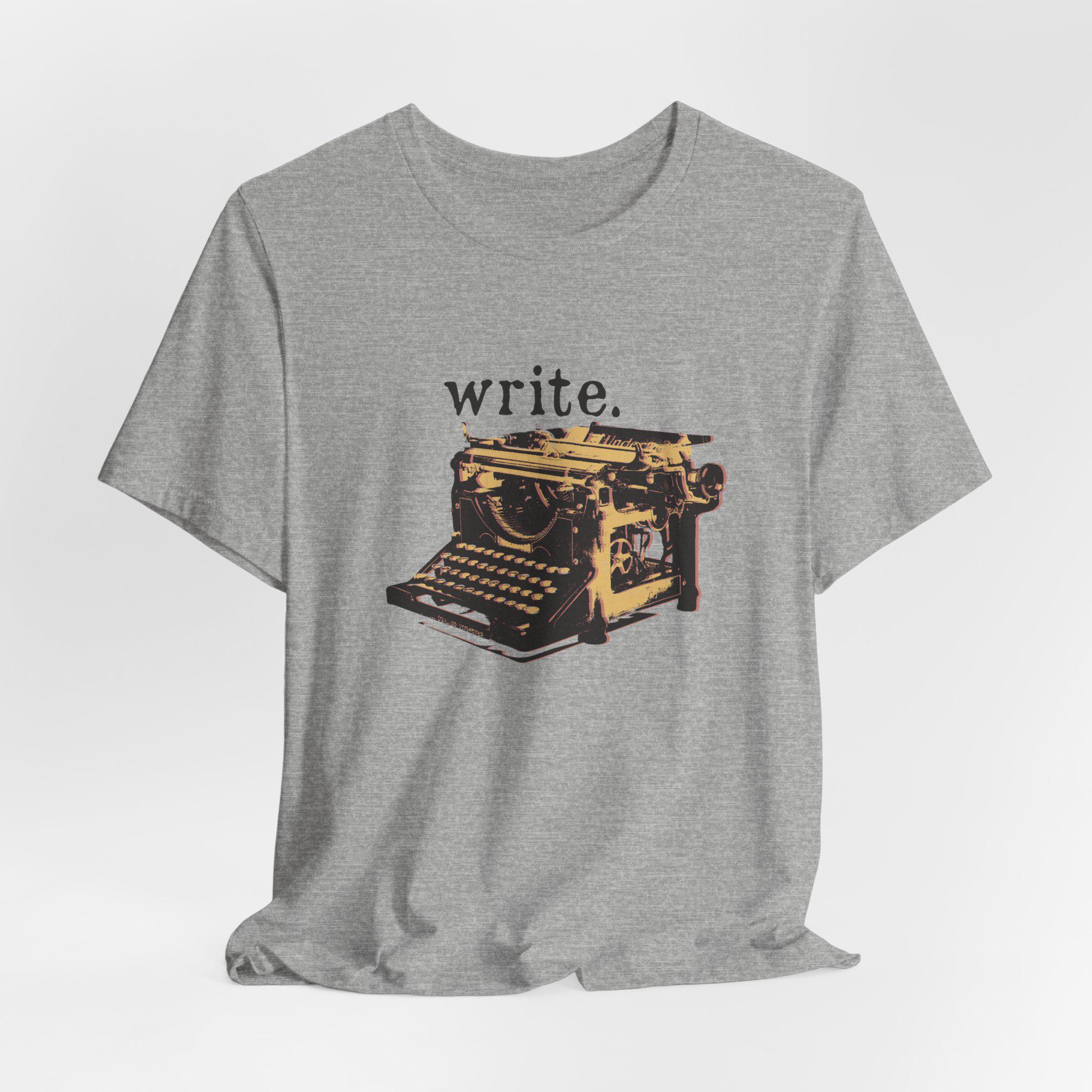 Vintage Typewriter Graphic Tee: Inspirational Writer Shirt - Etsy