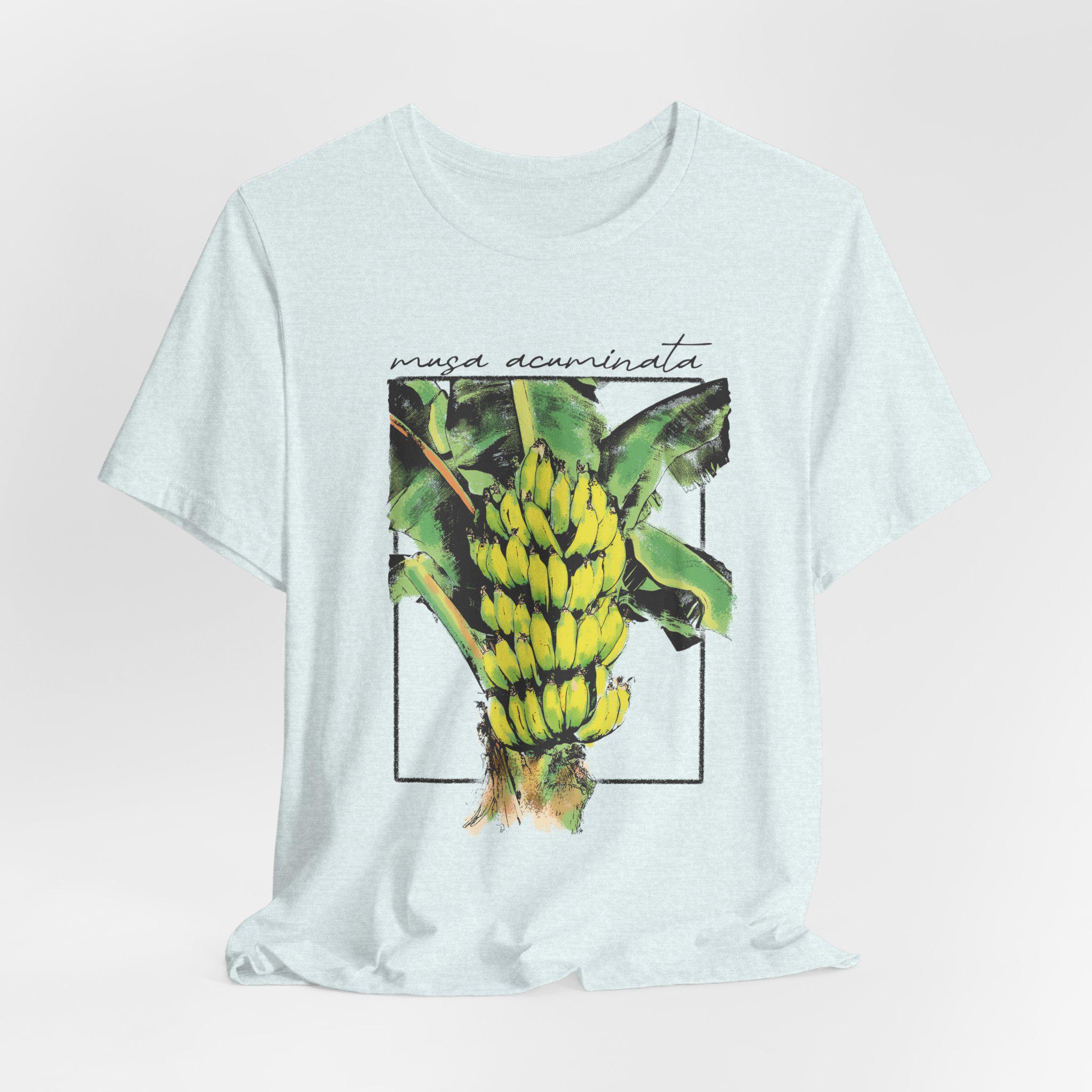 【 SATUR 】Banana Tree Graphic T-Shirt SATUR | 세터 | 바나나 트리 그래픽 반팔 티셔츠 세라돈 민트