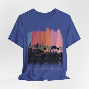 California Shirt - Los Angeles Skyline Top, Unique Los Angeles Shirt, Gift for her, LA Vintage Style Tee