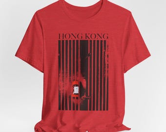Camiseta con gráfico de taxi de Hong Kong - Urbano unisex