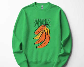 Sweatshirt mit Bananenmotiv: Unisex-Geschenk für Feinschmecker