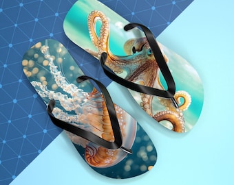 Tongs méduses et pieuvres : sandales Ocean Adventure