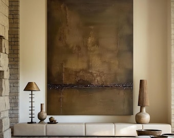 brown textured wall art brown minimalist painting brown minimalist living room wall art large brown 3d textured canvas painting