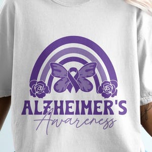 Svg de sensibilisation à la maladie d&#39;Alzheimer, Svg de sensibilisation à la maladie d&#39;Alzheimer, ruban violet Svg, Svg de soutien à la sensibilisation à la maladie d&#39;Alzheimer
