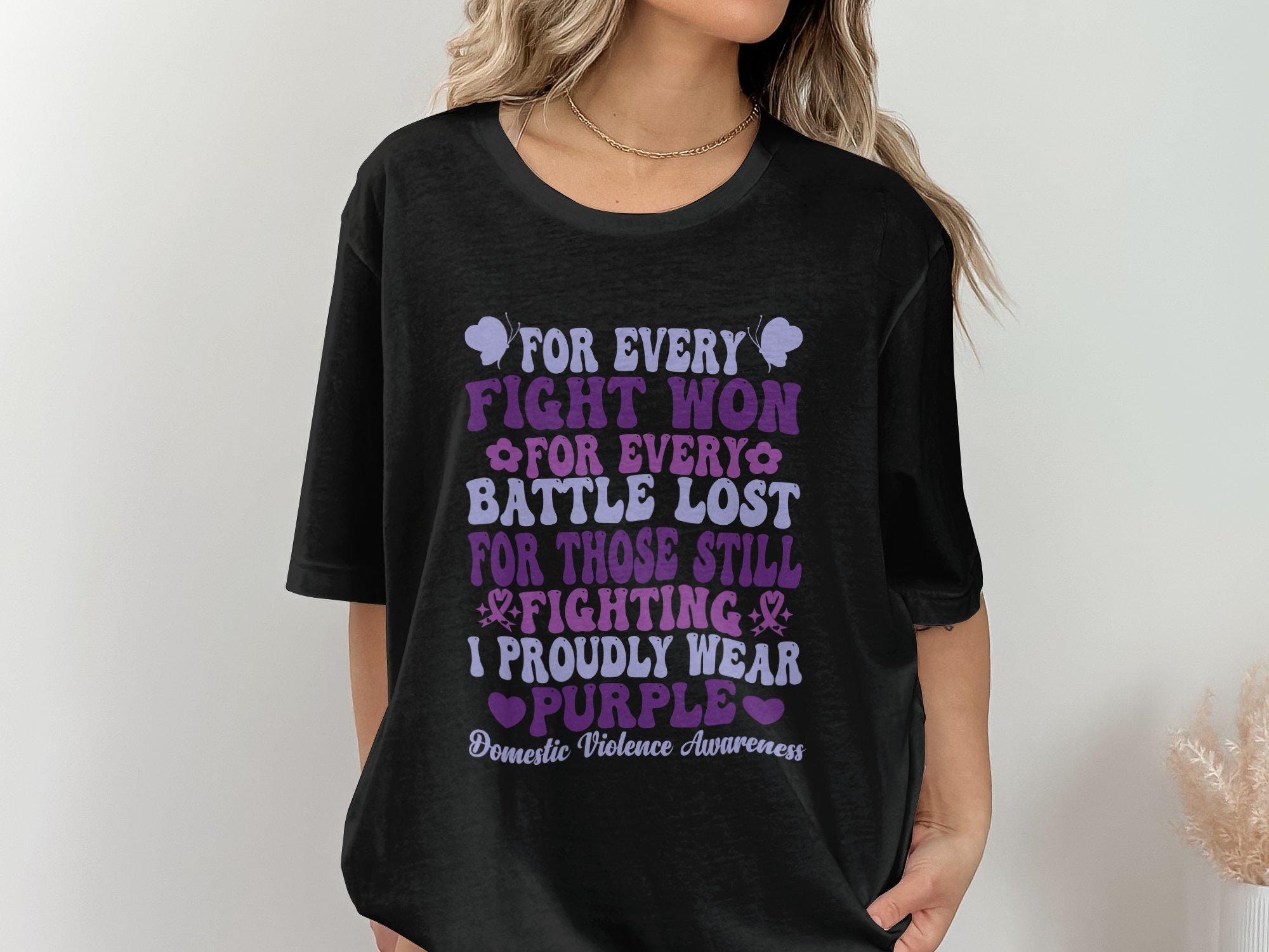 Domestic Violence Awareness SVG, PNG, Retro Purple Design (digital ...