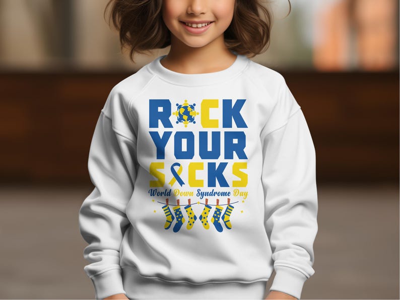 Down Syndrome Day Png Svg, Rock Your Socks World Down Syndrome Day Svg ...