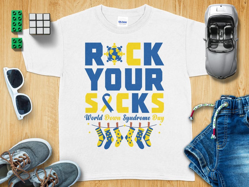 Down Syndrome Day Png Svg, Rock Your Socks World Down Syndrome Day Svg ...