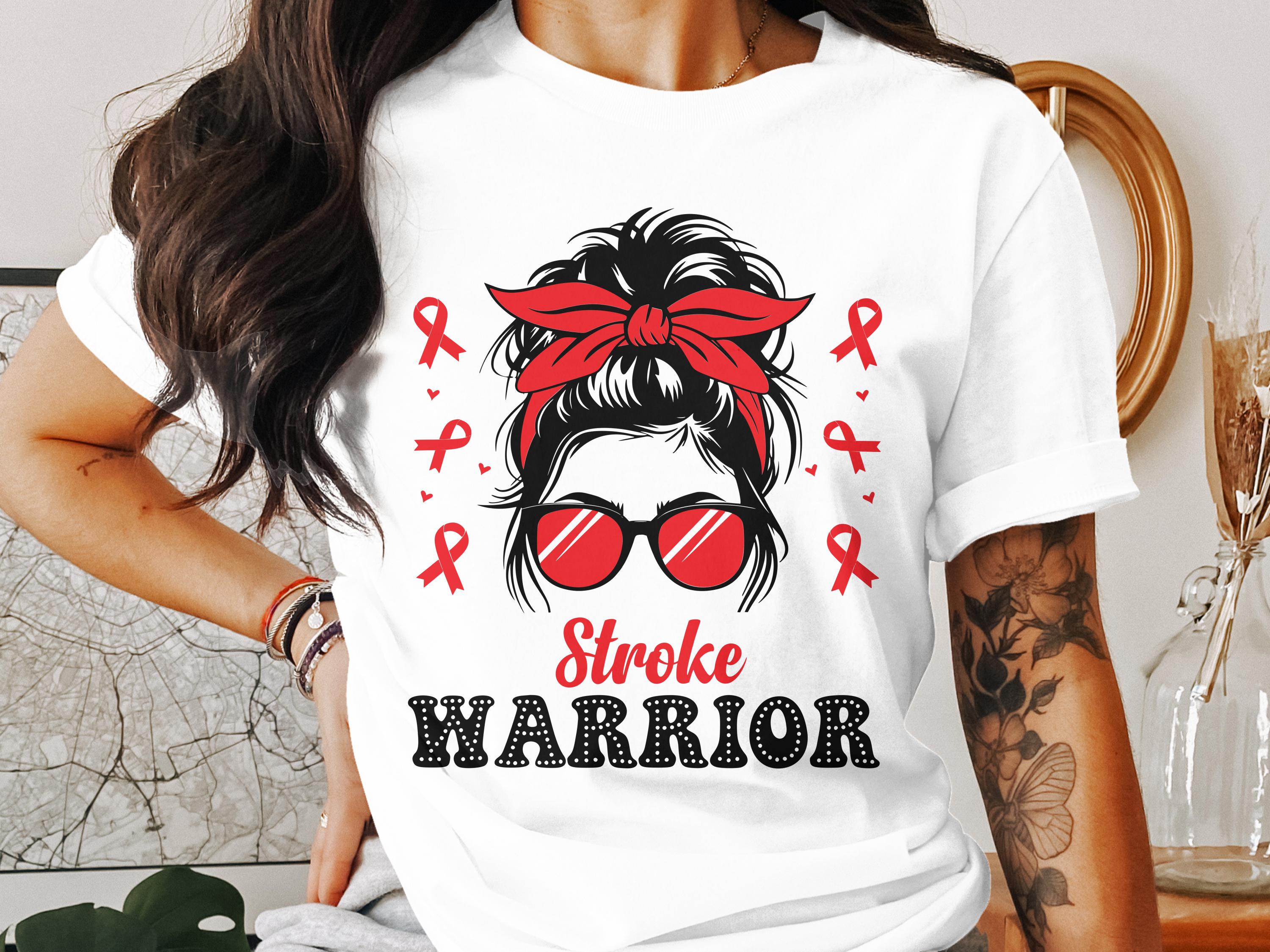 Stroke Awareness SVG PNG Bundle, Red Ribbon Designs (digital Download ...