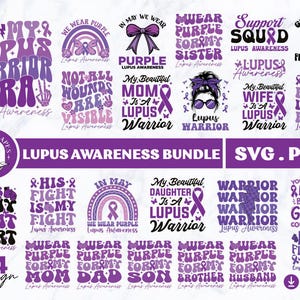Lupus Awareness Svg Png Bundle, Lupus Png Bundle, Lupus Svg Cricut Files, Lupus Png, Lupus Support Svg Sublimation Designs