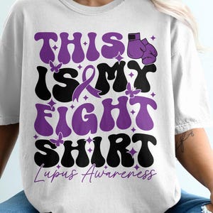 Retro Lupus Awareness Svg Png, This is My Fight Shirt Svg, Lupus Support Ribbon Svg Cricut File, Lupus Png Sublimation Design