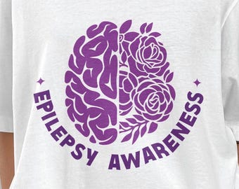 Cinta Morada para la Concientización sobre la Epilepsia (svg, png, dxf, jpeg, eps, pdf) (Descarga digital)