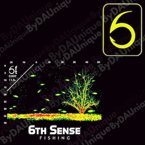 Echoes of the Deep 6th Sense Fishing PNG, Digital Design, Hunting Outdoor Sublimation for Men, Streetwear Style Artwork Download