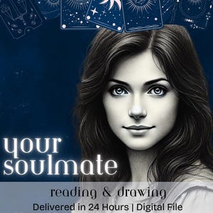 Highly Detailed Soulmate Drawing & Tarot Reading | Psychic Reading | Fast Digital Delivery | Your Future Wife or Soulmate Revealed