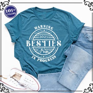 Besties Trip 2024 Shirt: Matching Graphic Travel Tee
