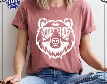 Mama Bear T-Shirt, Mom Graphic Tee, Mother's Day Gift