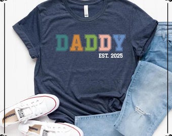 Personalized Dad Est Year Shirt, Father's Day Gift