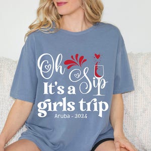 Comfort Colors® Girls Trip Shirt, Girls Weekend Shirt, Girls Vacation, Girls Camping Shirt, Girls Weekend Trip Shirt, It&#39;s a Girls Trip Tee