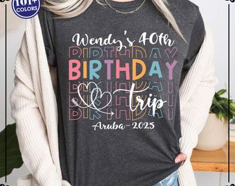 40th Birthday Shirt, 40th Birthday Trip Shirt, Birthday Trip, Forty Birthday Shirt Vacation, 40 Birthday Crew Shirt, 40 Birthday Party Shirt