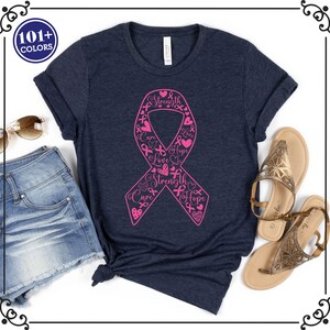 Cancer Warrior T-Shirt: Stronger Than Cancer, Awareness Ribbon
