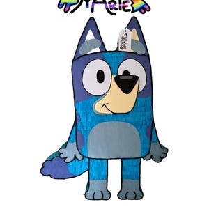 Bluey pinata - Bluey - Piñata de Perrito Azul - Kids birthday piñata