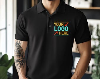 Custom Logo Dry-Blend Polo Shirt: Personalized Business Uniform