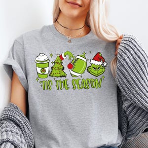 Grinch Christmas Shirt, Festive Grinch and Max Holiday Tee, Who Grinch Christmas Gift, Mount Crumpit Grinchmas Sweatshirt