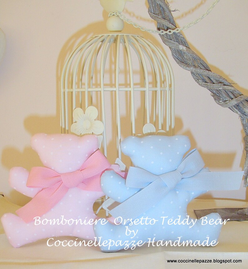 Favorise ours teddy ours baptême naissance communion ec.. image 2