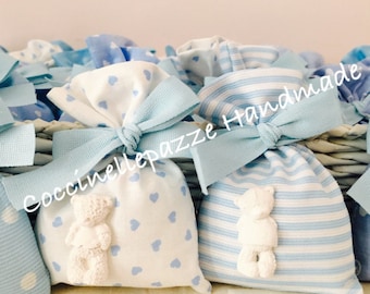 Bolsas de confeti con tiza perfumada para regalar dulces