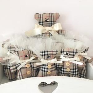 BEARS TILDA FAVORS BIRTH OR BAPTISM - boy or girl bear favor